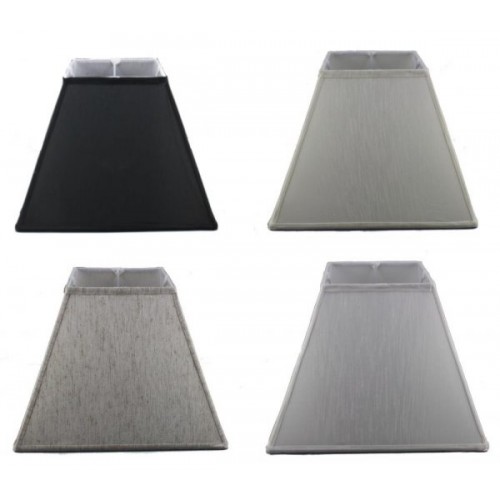 Tapered square store lamp shades